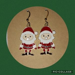 Santa Earrings